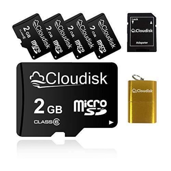 2GB Class4 Micro SD-minneskort - Partihandel x5
