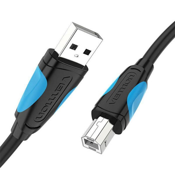 Vention - VAS-A16-B200 - USB 2.0 A till USB-B skrivarkabel 2m Svart