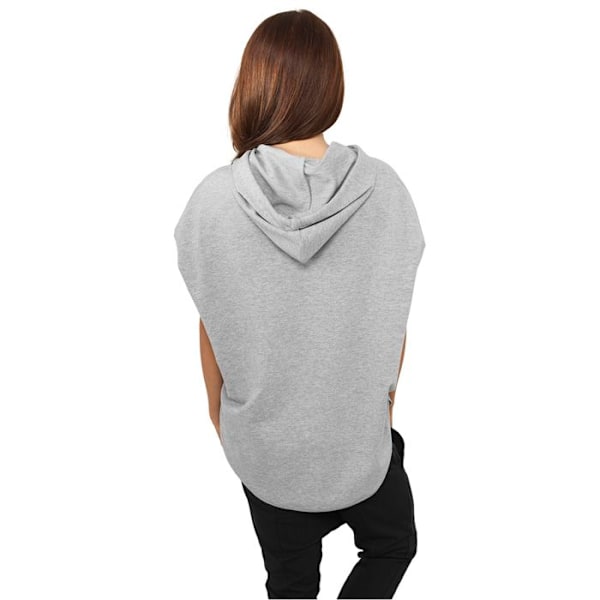 Sweatshirt med huva dam Urban Classic basic frotté svart XS