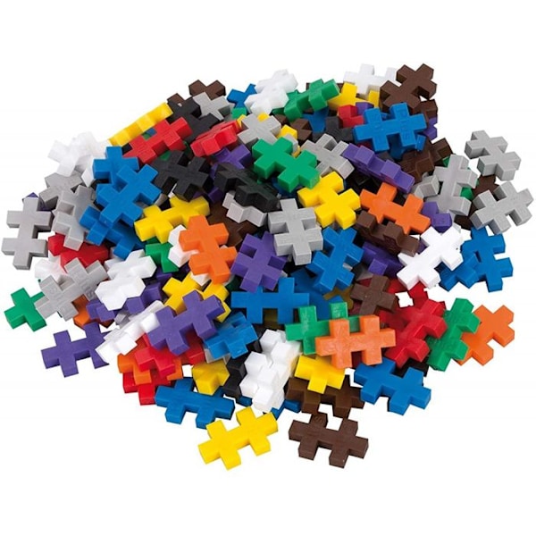 Kartong med 600 PLUS PLUS Mini Basic - PLUS PLUS - Mini Basic - Flerfärgad - Barn - Blandat Flerfärgad