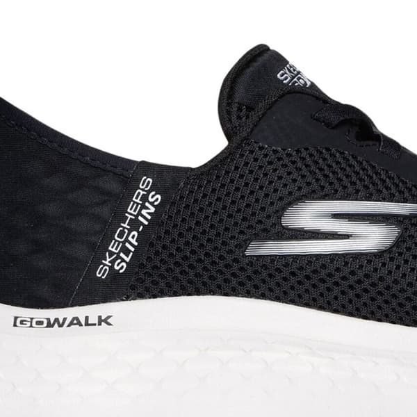 Skor - SKECHERS - Go Walk Flex Grand Entrée - Elastiska - Platt - Atletisk mesh Svart Vit 36