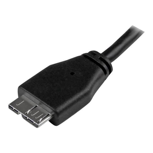 USB 3.0 slim A till Micro B-kabel 3m - M / M - Svart - USB A till Micro B-kabel - M / M - Svart - USB3AUB3MS