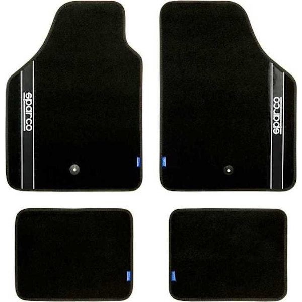 Matta - SPARCO - NYHET STRADA B - Svart - Universal - Inredning SVART