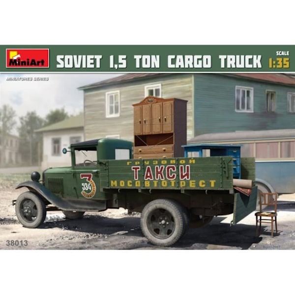 (MIN38013) - Miniart 1:35 - Sovjetisk 1,5 tons lastbil