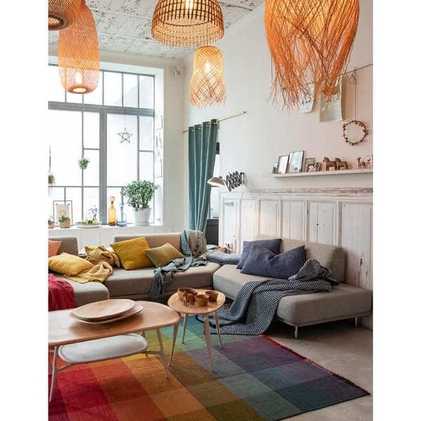 Gardiner stonewashed Zeff vert de gris 140 x 280 cm Vivaraise Ljusgrått
