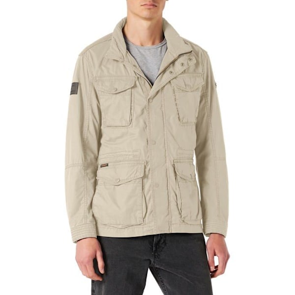 Camel active - 4200103R8210 - Jacka Blouson, Beige (Beige 10), One (Tillverkarstorlek: 114), Herr Beige XL