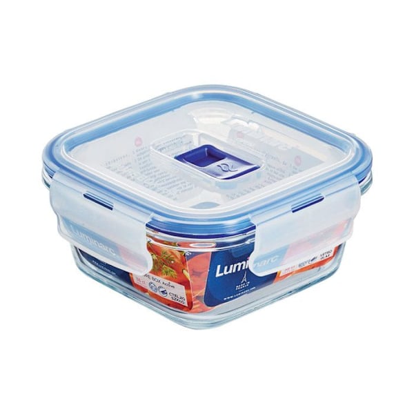 Kvadratisk låda Pure box 38 cl - Luminarc Transparent