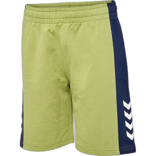 Kort barn Hummel Rush Block grön oliv 7 år
