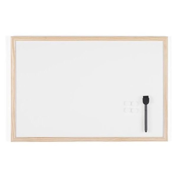 Magnetisk whiteboard 60 x 40 cm med 1 markör och 2 magneter