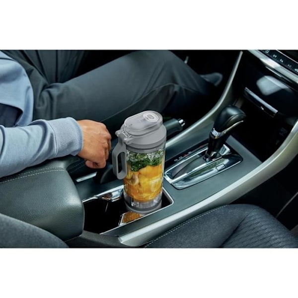 Blender portabel NINJA Blast Max - BC251EULD - skål 530 ml - autonomi 2h - trådlös - utan BPA - silver Pengar