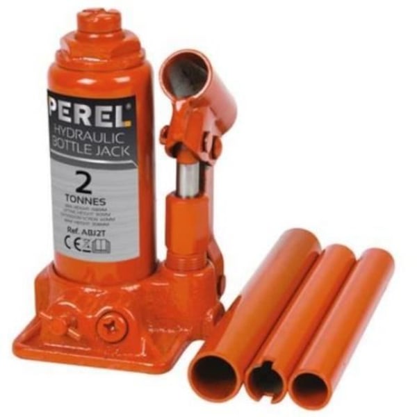 Perel Hydraulic Jack 2 Ton 15,8 x 30,8 cm Orange Stål