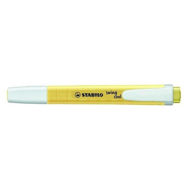 Stabilo Stylus - 275/144-8 - 10 st - Swing Cool Pastel Edition Highlighter - Pack x 10 - Cream of Yellow