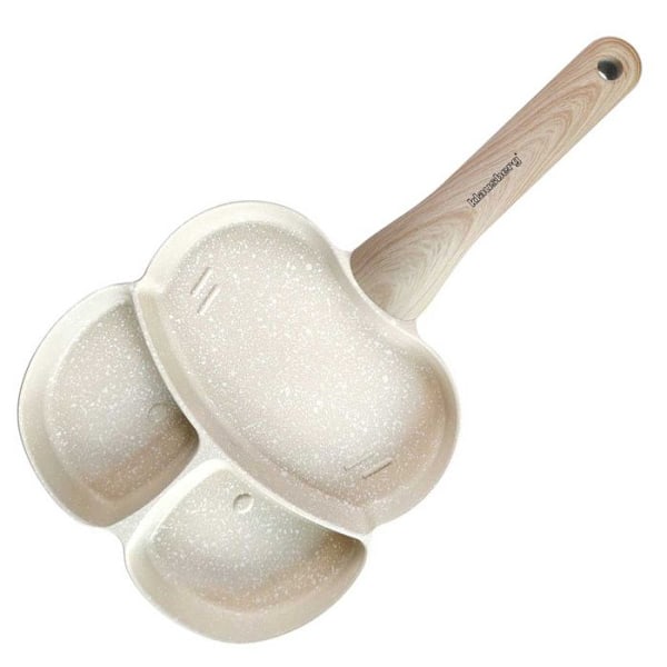 Stekpanna - KLAUSBERG - KB-7825 - Marmorbeläggning - 3 sektioner - Ergonomisk non-stick grädde