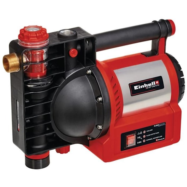 Einhell Vattenspruta GE-GP 1246 N FS (1 200 W, 4 600 liter per timme, flödesensor med LED)