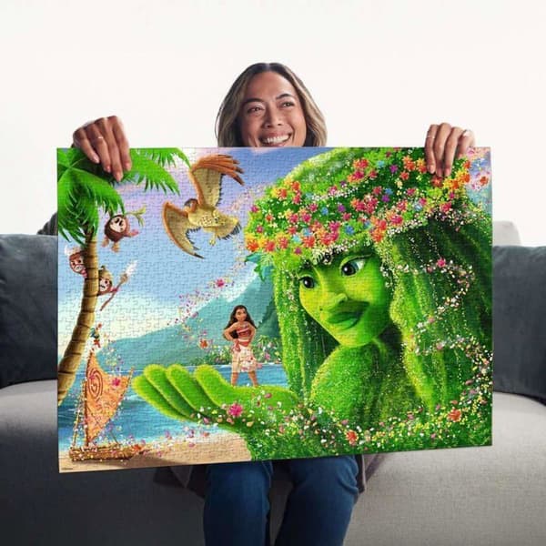 Ravensburger - Puzzle Vaiana 1000 bitar Vit