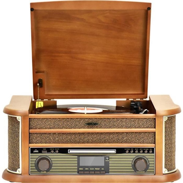 Reflexion HIF2002DAB Stereosystem AUX, Bluetooth, CD, DAB+, Kassett, Skivspelare, FM, USB, WiFi, inspelningsfunktion