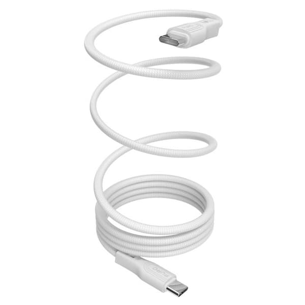 Magnetisk USB-C-kabel 60 W, 1 m - Vit