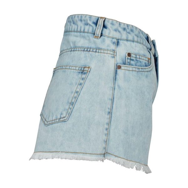Kort Femme - Urban Classics - Denim Hot - Åtsittande - Blå - Bekväm blå 27