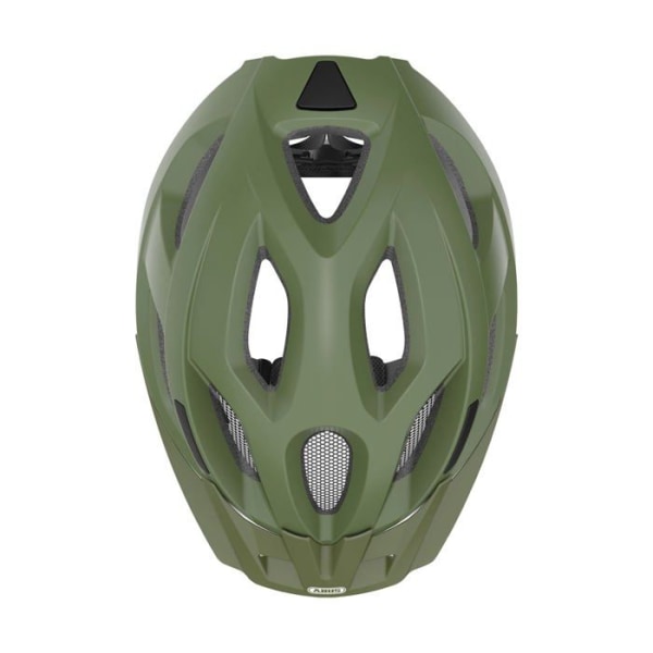 Abus - 63984 - Aduro 2.0 City Bike Helmet - Robust cykelhjälm för stadstrafik på vintern - Unisex Grön S