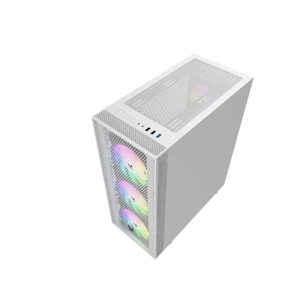 PC-fodral - Överstål sidopaneler - NAT-OV-CS-AZURITE-W