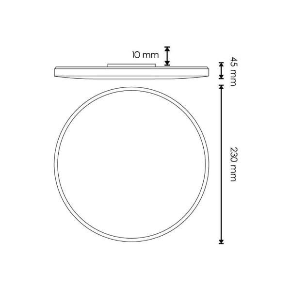 Circular LED Ceiling Sens 15W 4500K - Ledme - LM8252