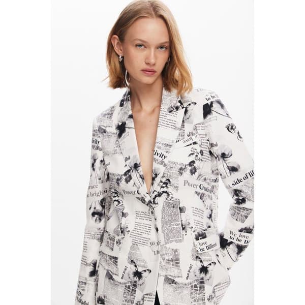 Damblazer Desigual Bratislava Vit XS
