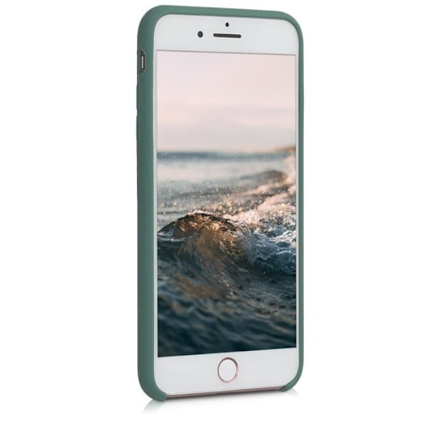 Telefonfodral - kwmobile - iPhone 7 Plus - 8 Plus - Grön - Halkfritt - Fullständigt skydd Grön