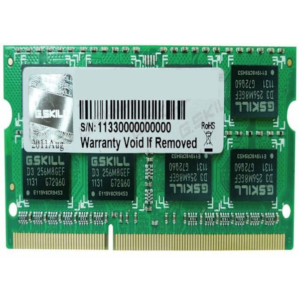 G.SKILL PC-minne - 8 GB - DDR3 1600 Mhz - Lågspänning - Livstidsgaranti