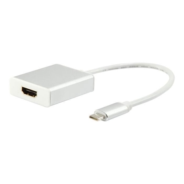 HDMI audio-video-adapter - USB USB-C (M) till HDMI (F) 15 cm 4K-stöd - utrusta