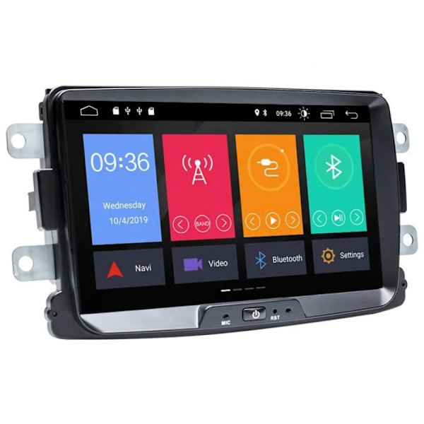 Multimedia spelare - PNI - DAC100 - Android 10 - 2 GB RAM - 32 GB ROM - GPS-navigation