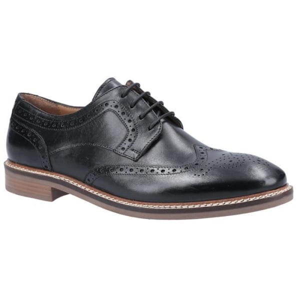 Brogues - Hush Puppies - Bryson - Läder - Minnessula - Svart Svart