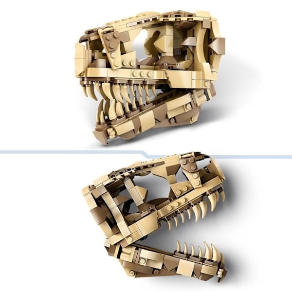 LEGO® 76964 Jurassic World Dinosauriefossiler: T. Rex skalle, Dino Toy, Inredning för barnrum Flerfärgad