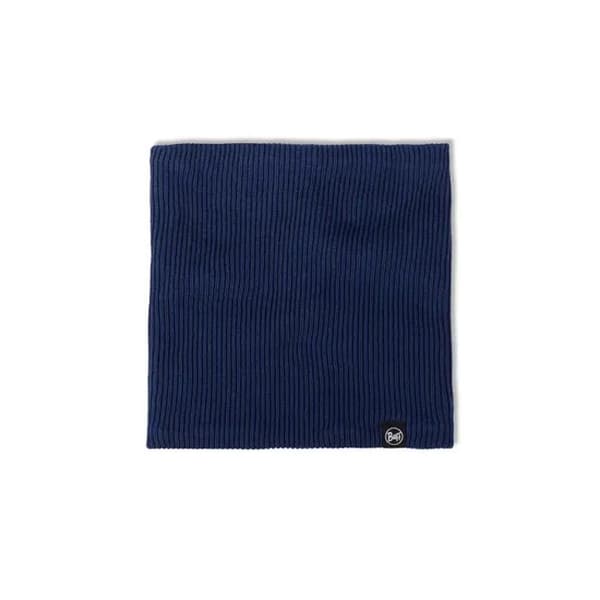 Stickad halsduk & fleece Buff Renvi midnatt