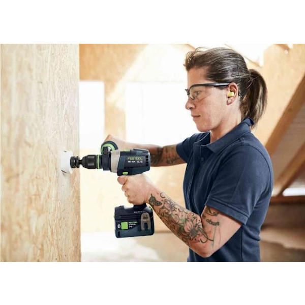 18V TPC 18/4 I-Basic QUADRIVE slagborrskruvmejsel - FESTOOL - 575604