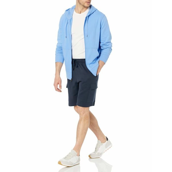 Essentials Shorts - AEM20000SP21-NVYY-Small - Amazon Fleece Cargo Shorts för män marinblå S
