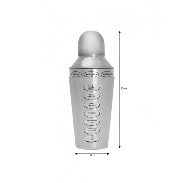 Cocktailshaker - KING HOFF - KH1393 - 600ml - Rostfritt stål - Rotationsrecept Pengar