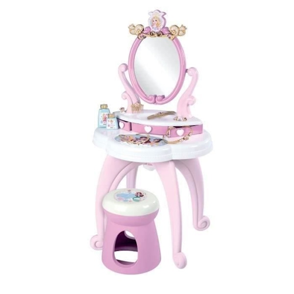 DP 2 I 1 SMÄKBORD Rosa och vitt