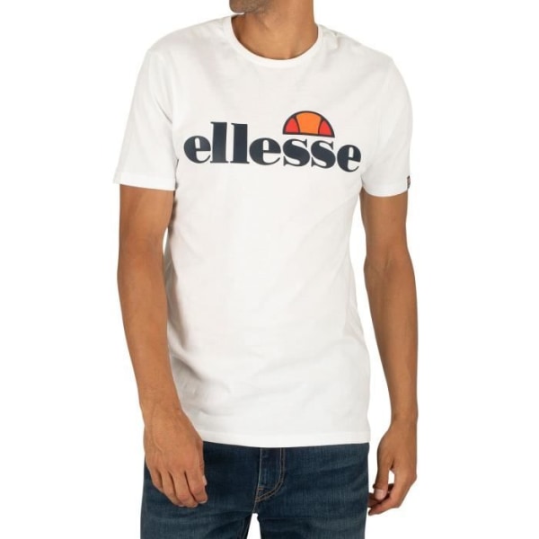 ELLESSE SL Prado T-shirt herr - Vit - Korta ärmar - Unik jerseykvalitet Vit M