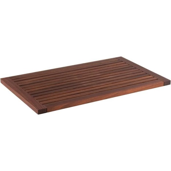 Skärbräda - APS - Oljad valnöt - 58,5 x 35 cm - Integrerade spår - Halkfri Mörkbrun