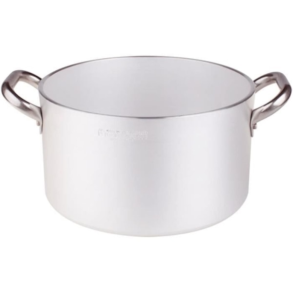 Pentole Agnelli ALMR110440 Casserol cylindrisk med hög strålningsförmåga, Professionell Aluminium 5 mm 40 cm