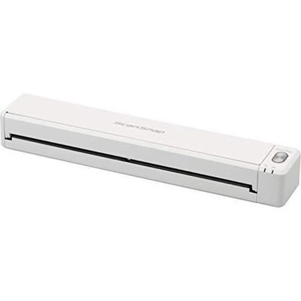 ScanSnap iX100 White - Bärbar dokumentskanner - Uppladdningsbar, A4, trådlös skanner med WiFi och USB