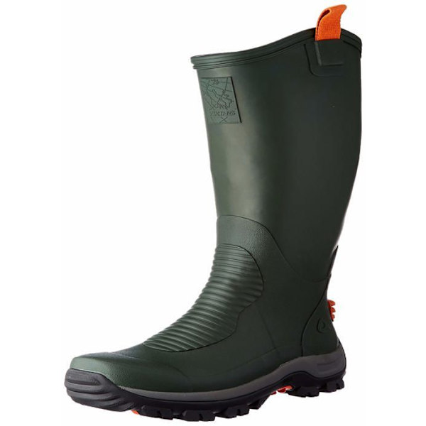 Viking Boot - 1-60810-402 - Unisex Elk Hunter Light Rain Boot Grön/svart 41