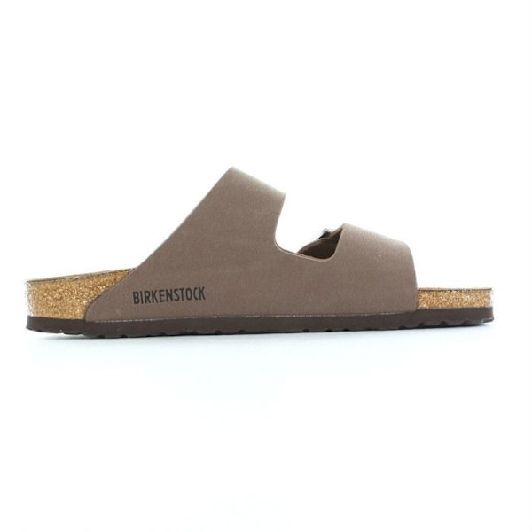 Birkenstock Arizona bruna sandaler för män - Ovandel i nylon - Syntetsula av hög kvalitet Mörkbrun 40