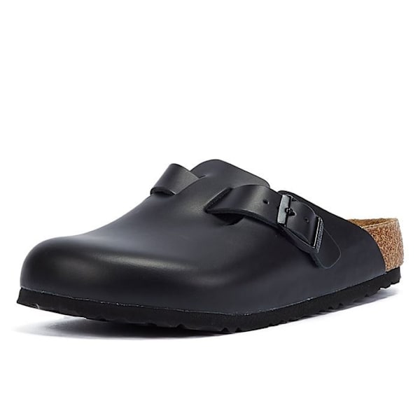 Sabot - Birkenstock - Boston - Läder - Bekväm - Storlek 41 Svart