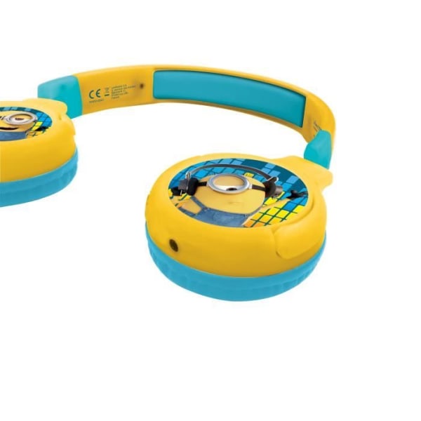 Bluetooth och trådbundna hörlurar för barn The Minions - LEXIBOOK - Barnsäkerhet - Gul