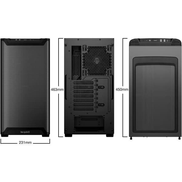 PC-chassi - BE QUIET! - Pure Base 501 Airflow - Mid Tower - Mini-ITX - Svart