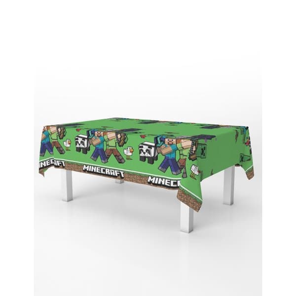 Minecraft plastduk 120X180cm Flerfärgad