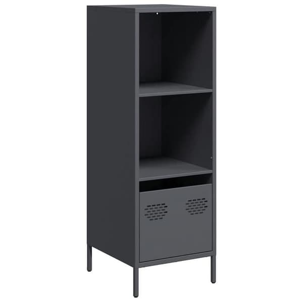 vidaXL Buffé hög antracit 35x39x103,5 cm stål 851378