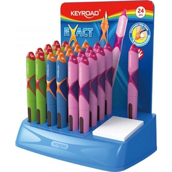 Keyroad - KR971656 - Fyllpenna Exact, M, förpackad display, blandade färger