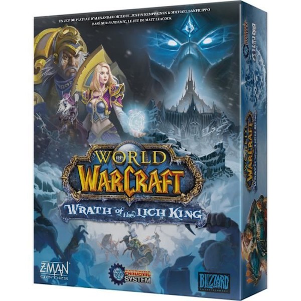 Z-Man-spel | Pandemic World Of Warcraft| Brädspel | Från 8 år | 2 till 4 spelare | 45 minuter Flerfärgad